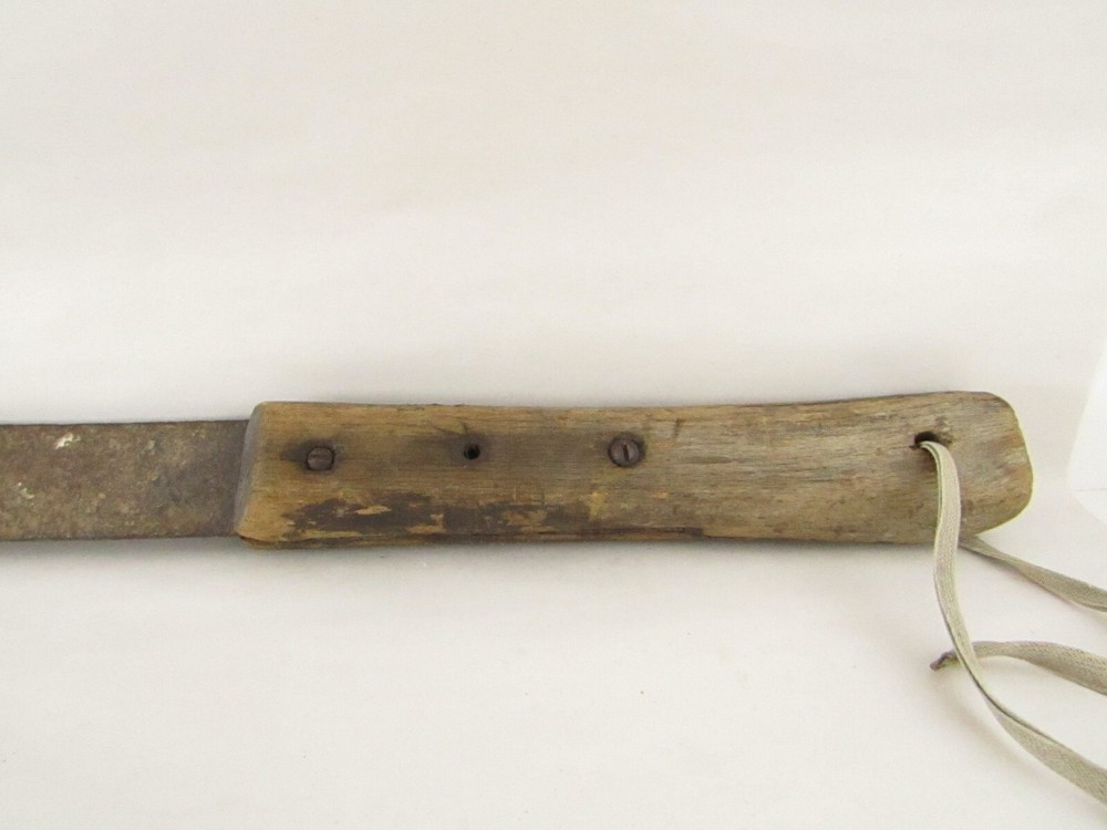 antique machete marked 21" long