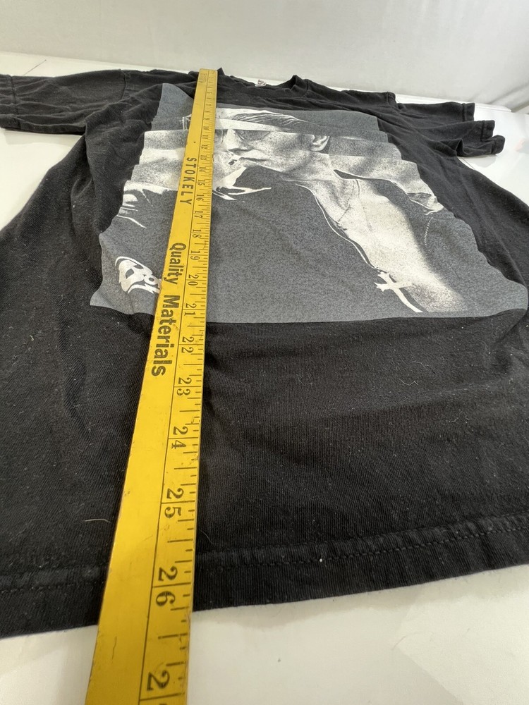 David Bowie Black T-Shirt, Thin White Duke Size Medium