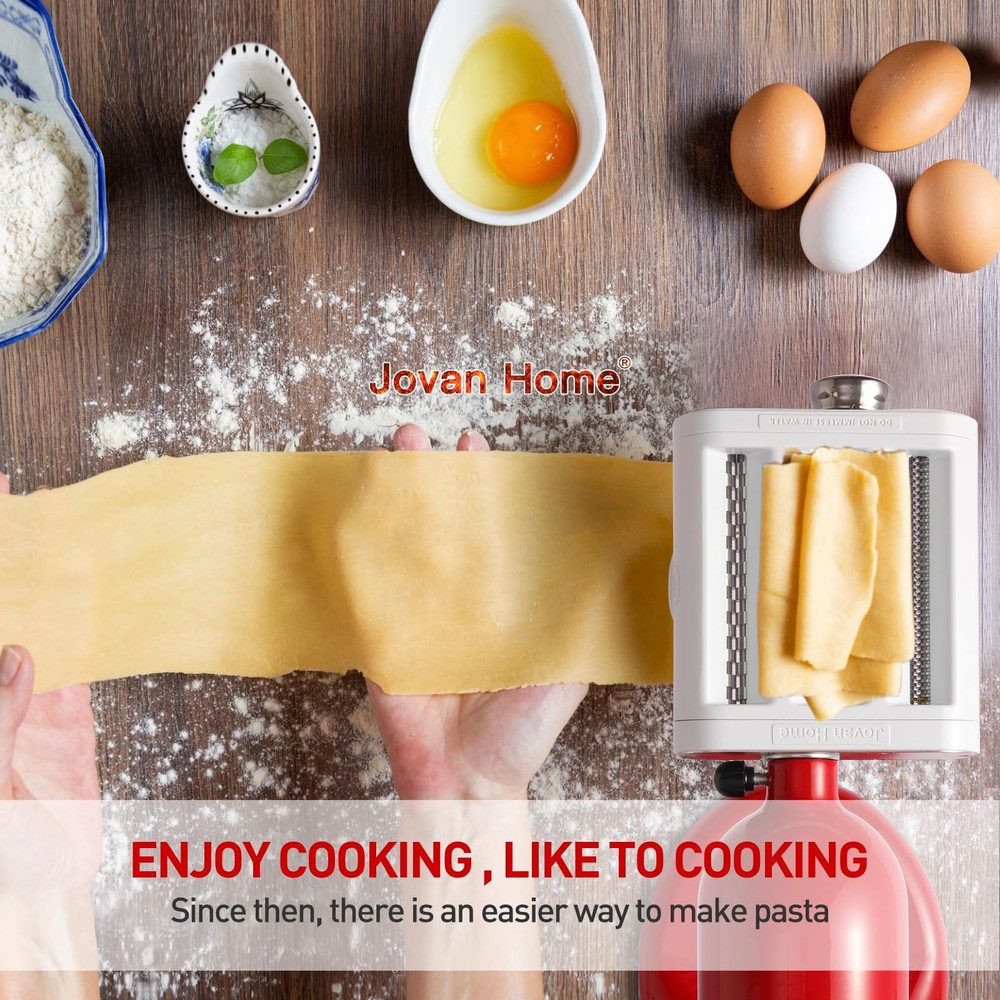 Pasta Maker Attachment for KitchenAid Stand Mixers 3 in 1 Set Includes Pasta ...