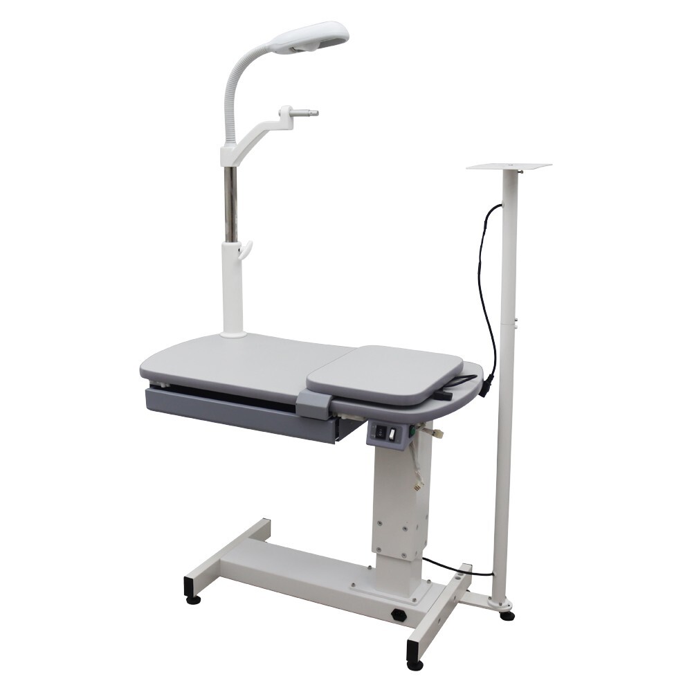 CP-180B Automatic Optometer Stand Eyeglass Tool Cart w/ Light Adjustable Height
