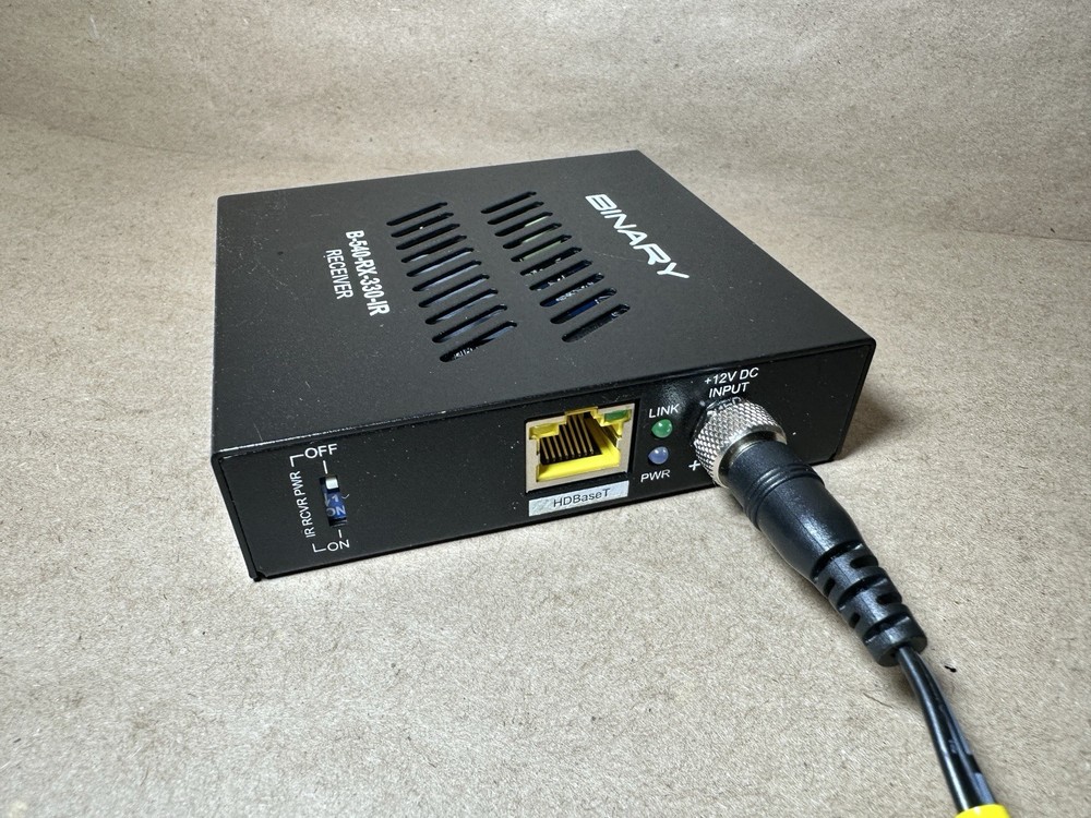 BINARY B-540-RX-330-IR Receiver w/ Power Supply