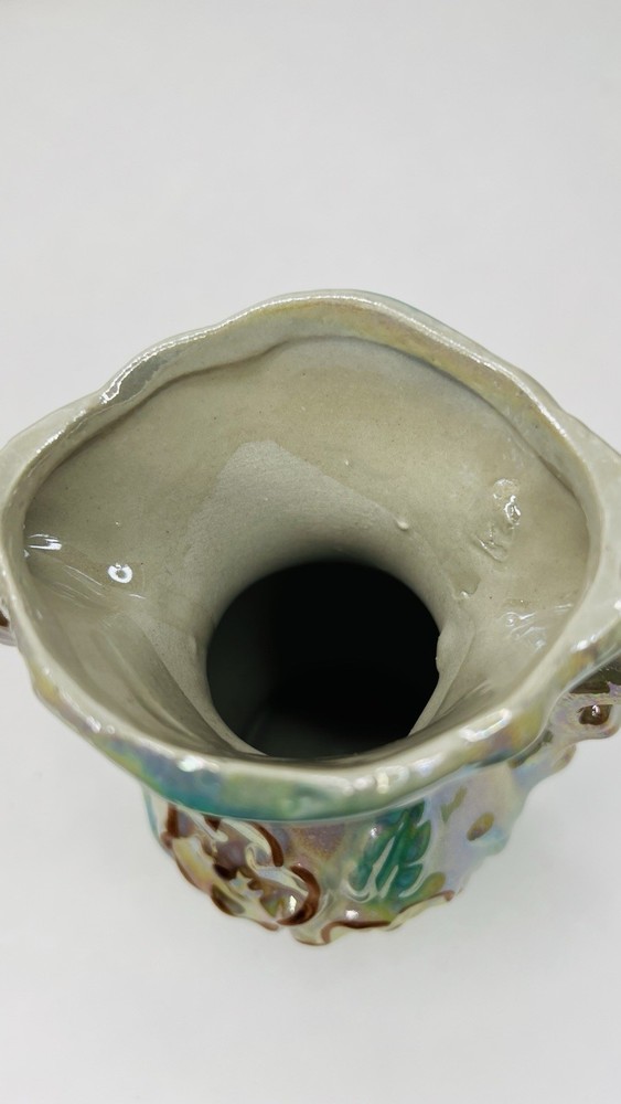 Vintage Brazilian Lusterware Vase