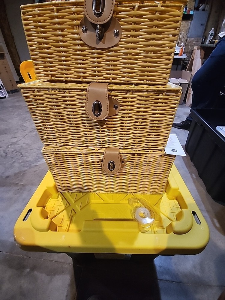 wicker basket set