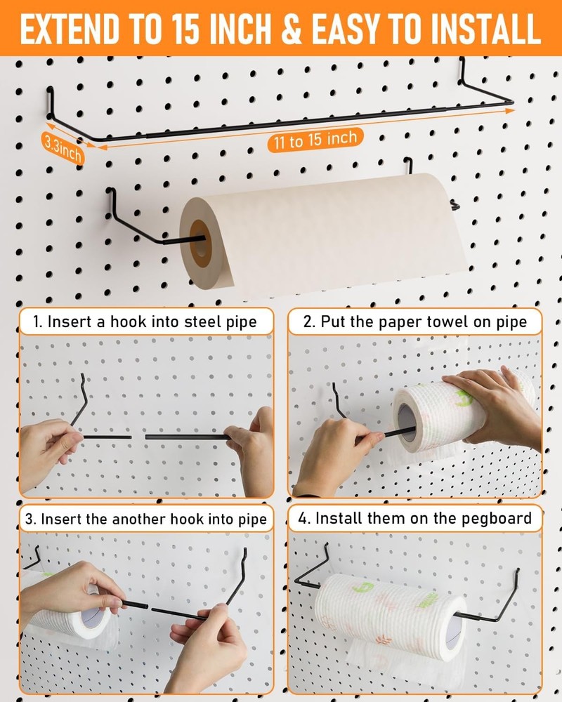 Pegboard Hooks and Accessories Kit