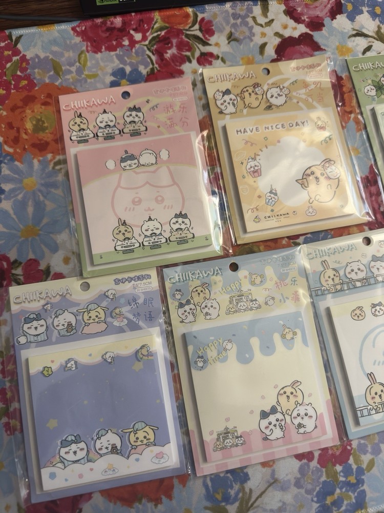 Chiikawa Sticky Notes Set