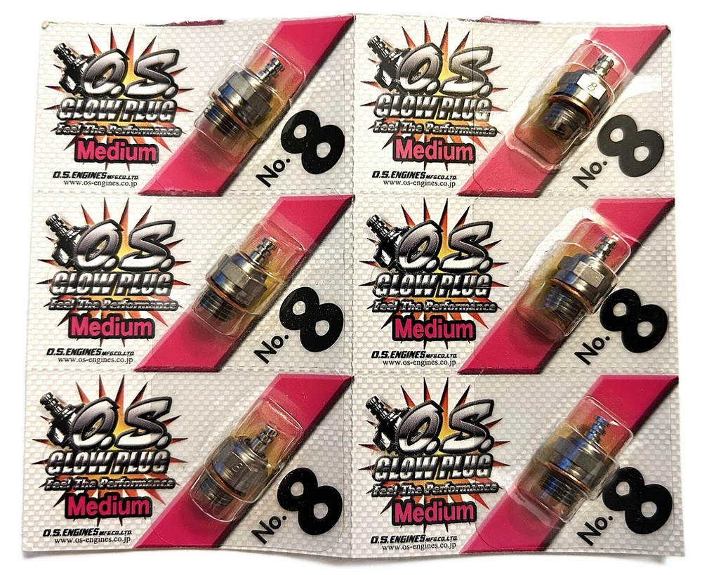 O.S. Glow Plug Medium No. 8