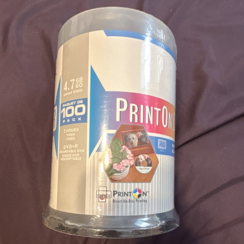 TDK Print On DVDs 100 pack 4.7GB