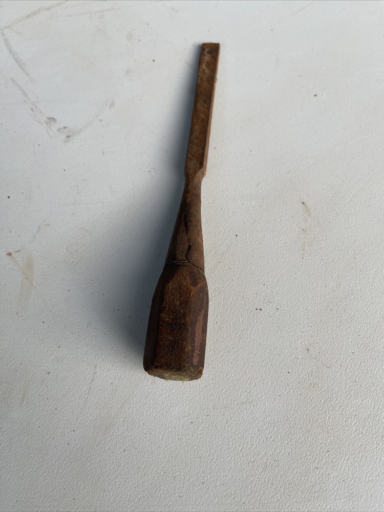 Vintage Hexagon Wooden Handle Chisel