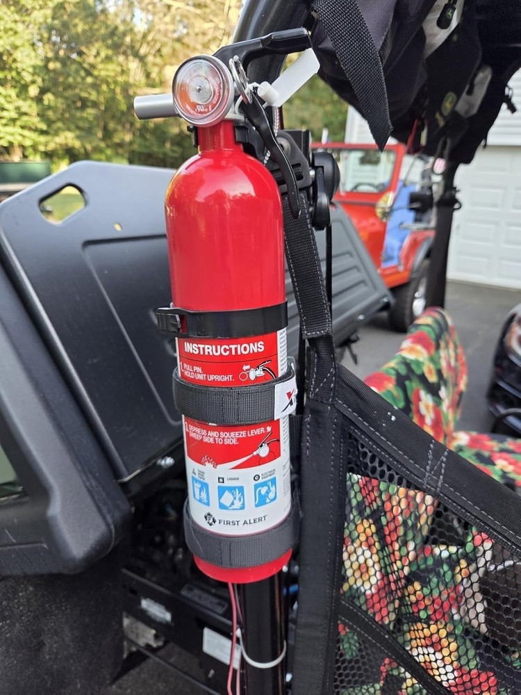 Quick Release UTV Fire Extinguisher Mount Kit Fire Extinguisher Holder Adjust...