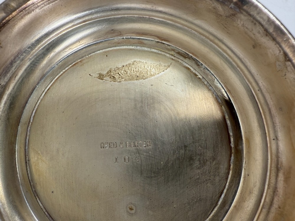 Reed And Barton Silver Plate Footed Bowl 104