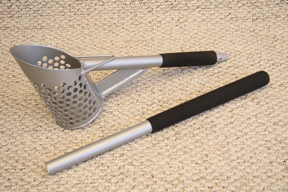 Pro Two handle Perforated Aluminum Sand Scoop