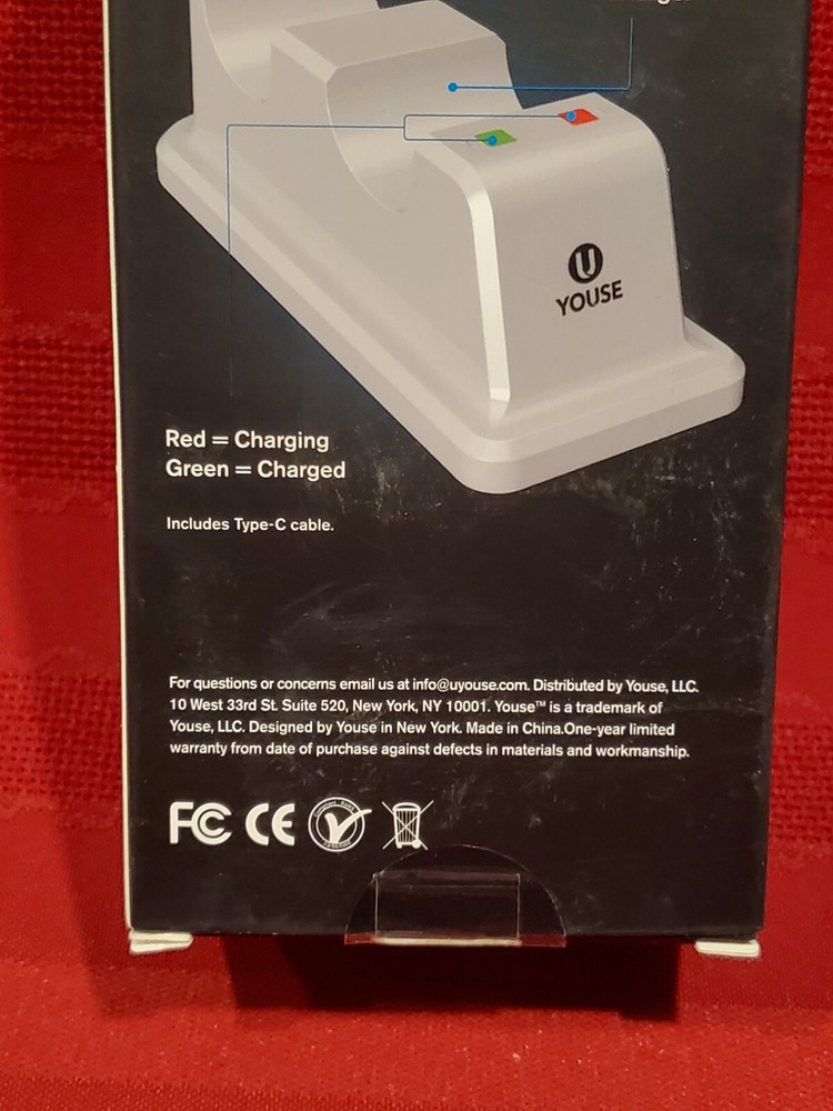 PS5 Controller Charger, DualSense PlayStation 5 Controller Charging Station Dock