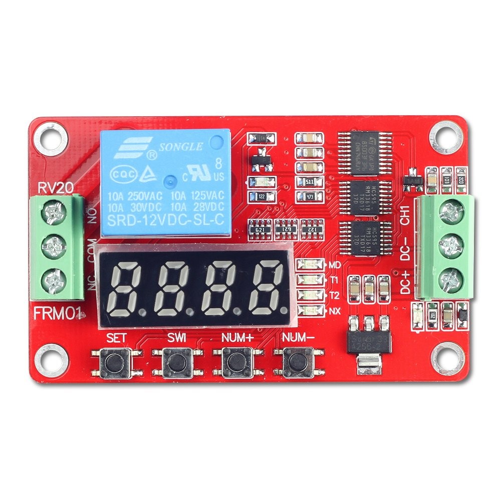 UCTRONICS DC 12V Programmable 5V/12V/24V, No Case, with Timer Module