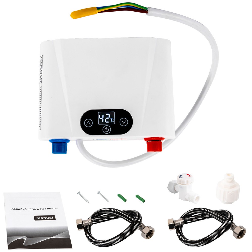 Smart Electric Tankless Under Sink Water Heater 220V Instant Heating Kitchen