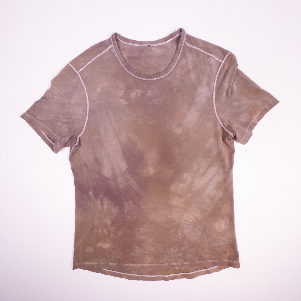 Lululemon 5 Year Basic Brown Tee Mens Shirt Like Slim Medium
