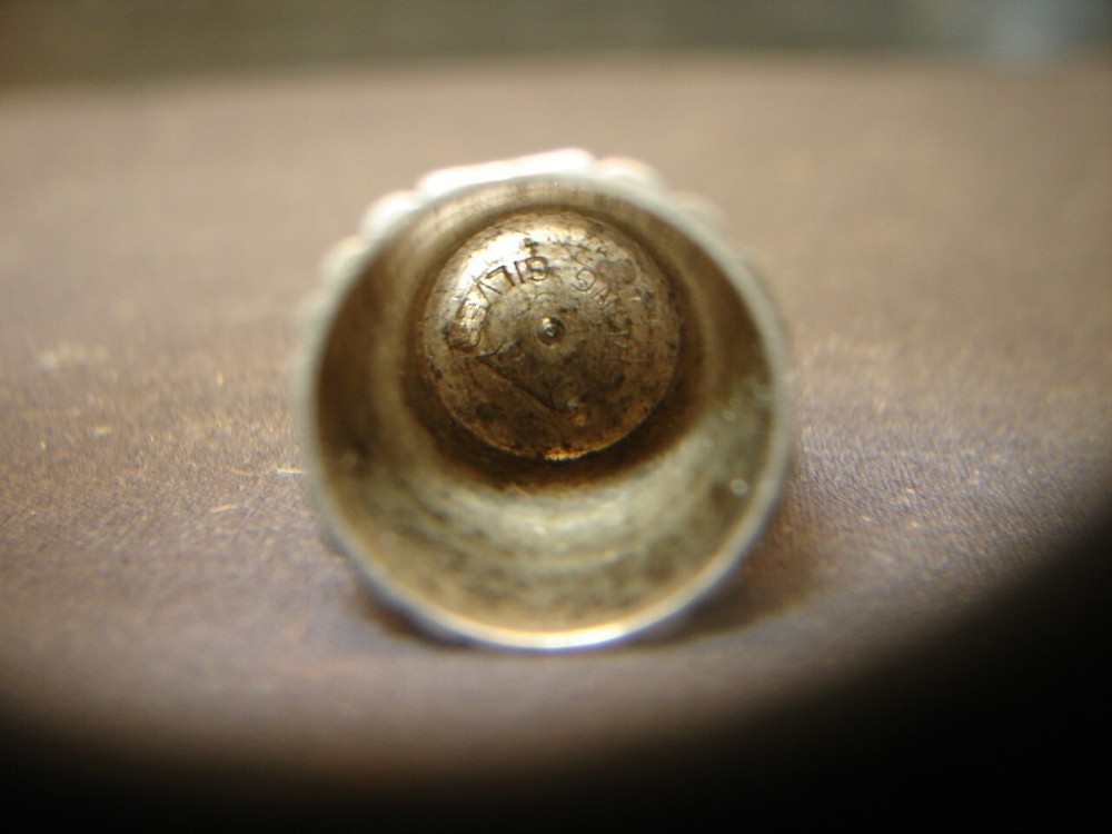 Vintage #9 Sterling Silver Sewing Thimble