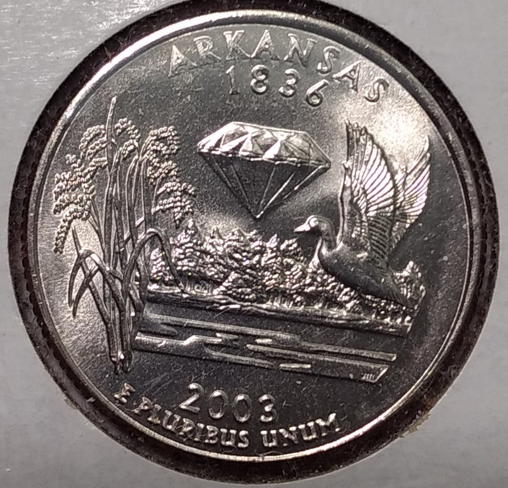 2003-D Superb Gem BU Arkansas Quarter