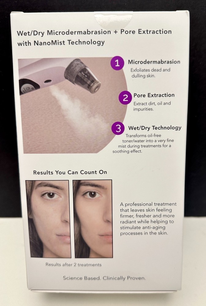 Spa Sciences Bella Wet/Dry Microdermabrasion Face Pore Extraction System