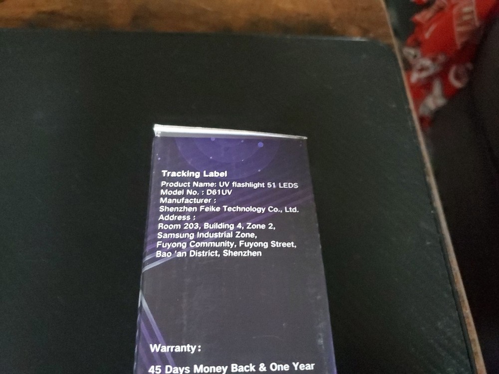 NIB - Vansky 51 LED UV flashlight pet Urine Detection , Bed Bug Detection , etc.