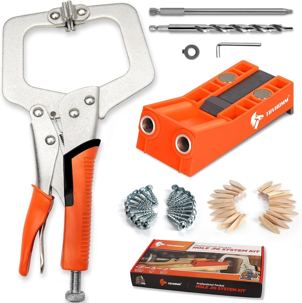 All In One Pocket Hole Jig System Kit
