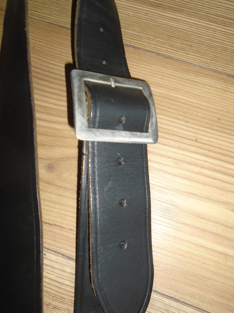 DRUM SLING BRITISH ARMY BLACK LEATHER