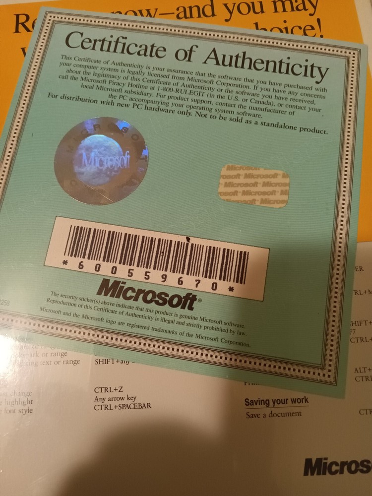 Microsoft Office 1995 User Guides New Condition. MS DOS MS Windows Microsoft...