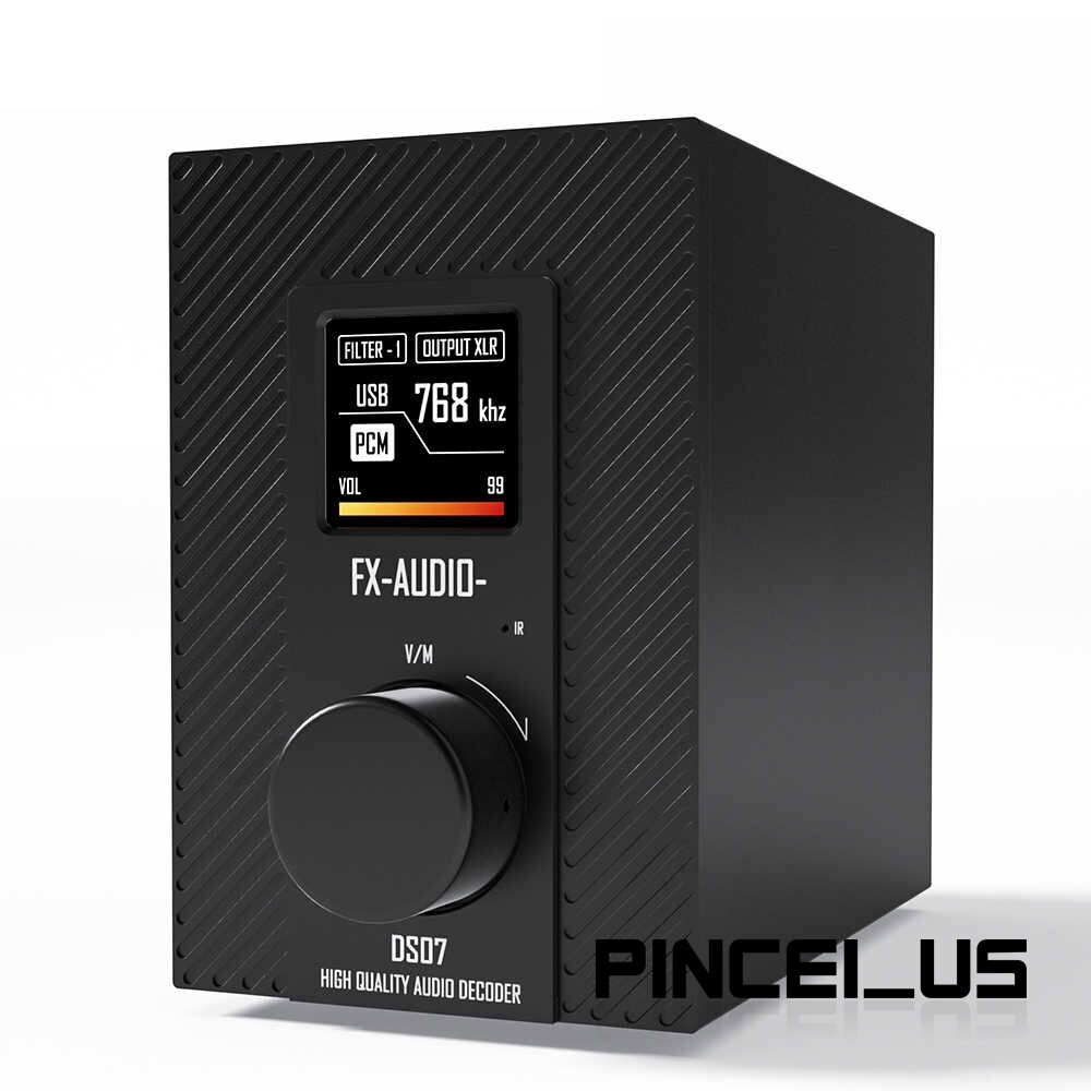 FX-AUDIO DS07 Fully Balanced Audio Decoder ES9068A+XMOS Bluetooth5.1 pe66