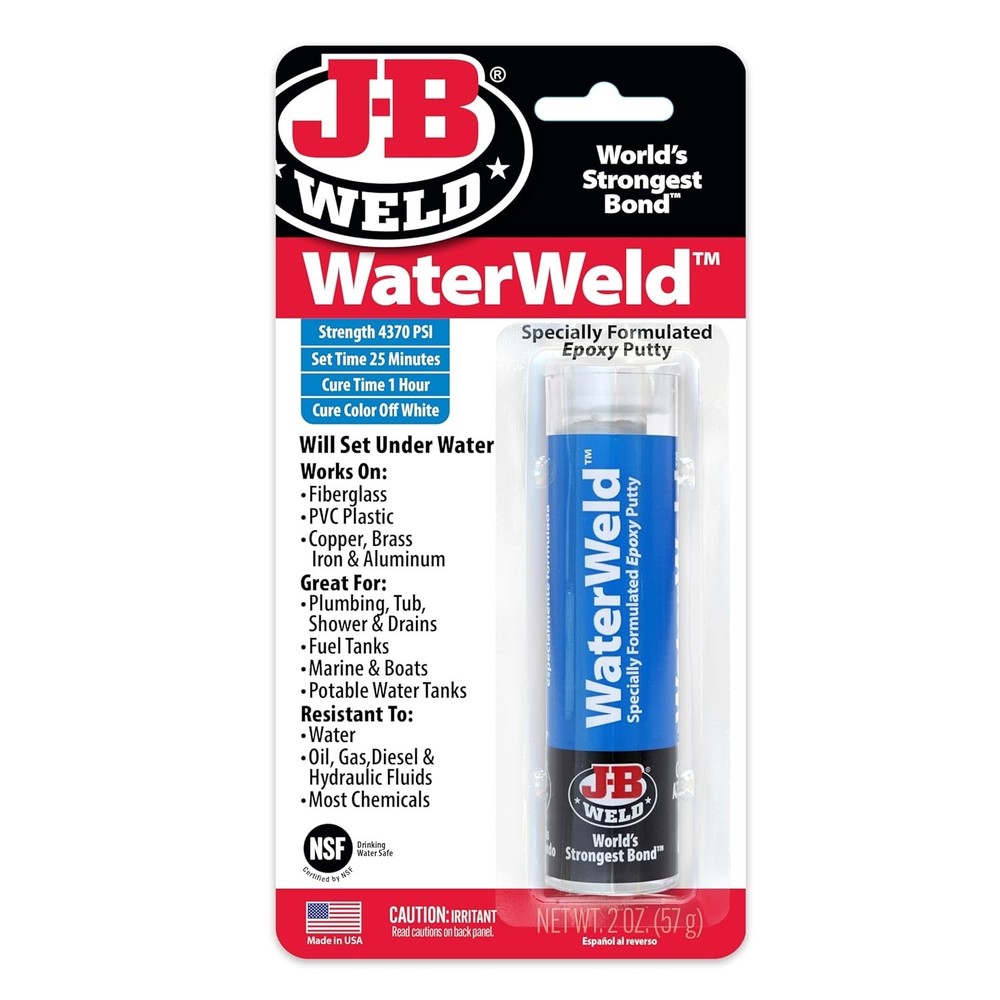 WaterWeld Epoxy Putty Stick - 2 oz.