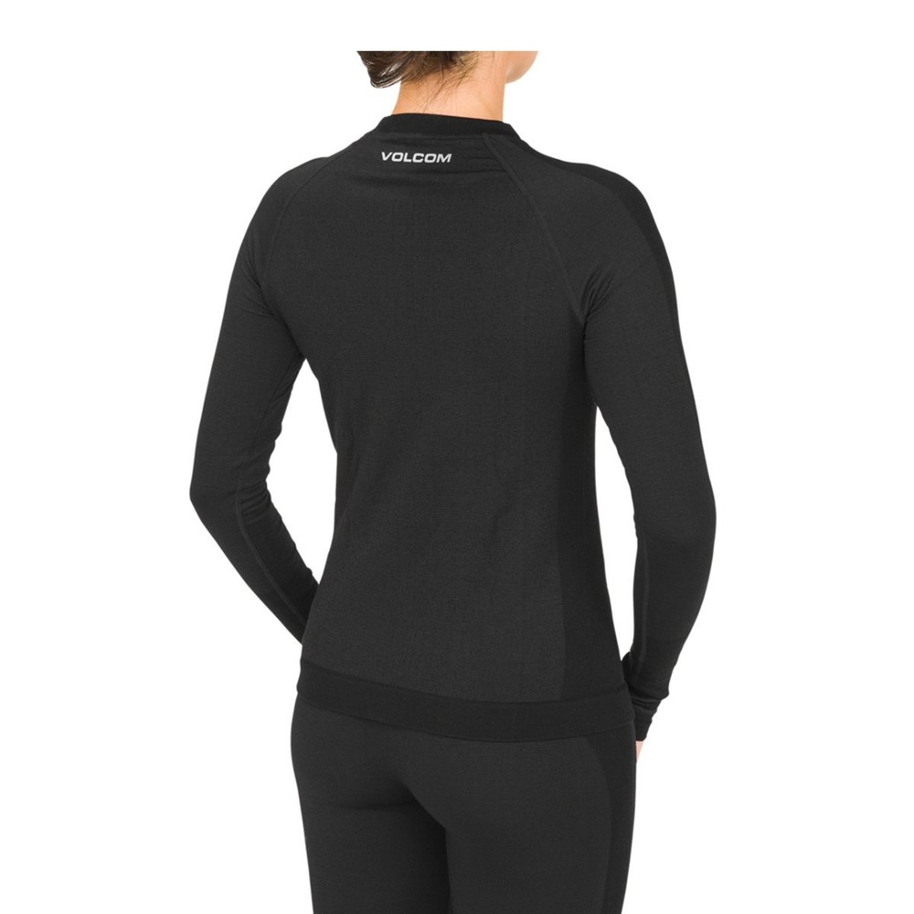 Brand New Womens 2026 Volcom Engineered Crew Base Layer Black Size Small