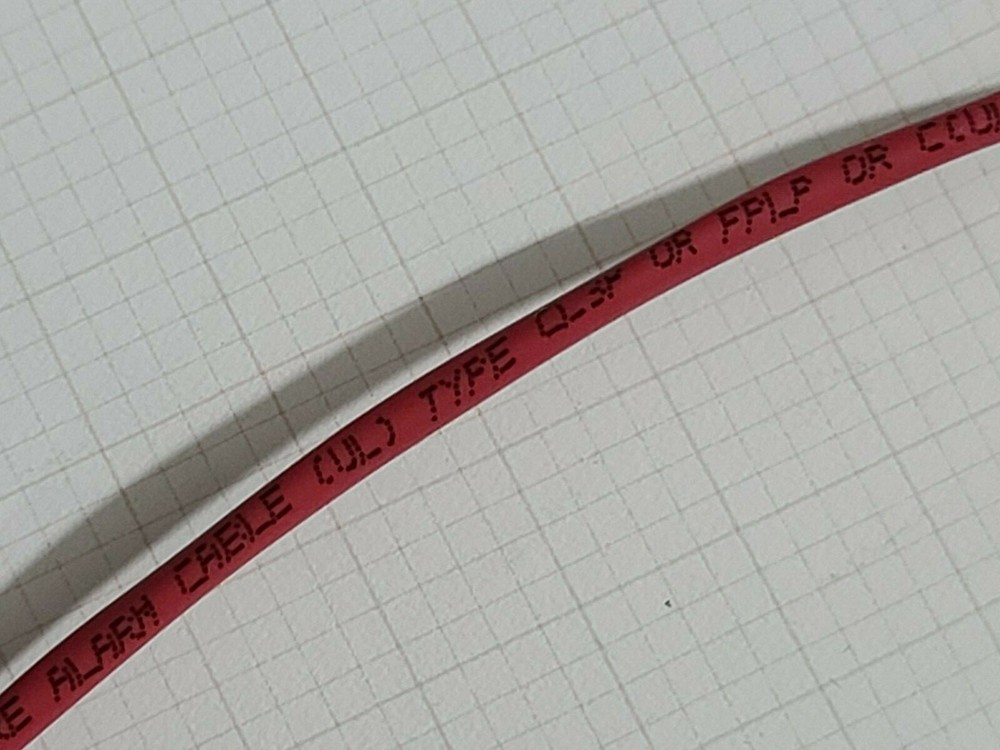 Advanced Digital Cable 18/2C Solid Shielded Plenum Fire Alarm Cable Red /100ft