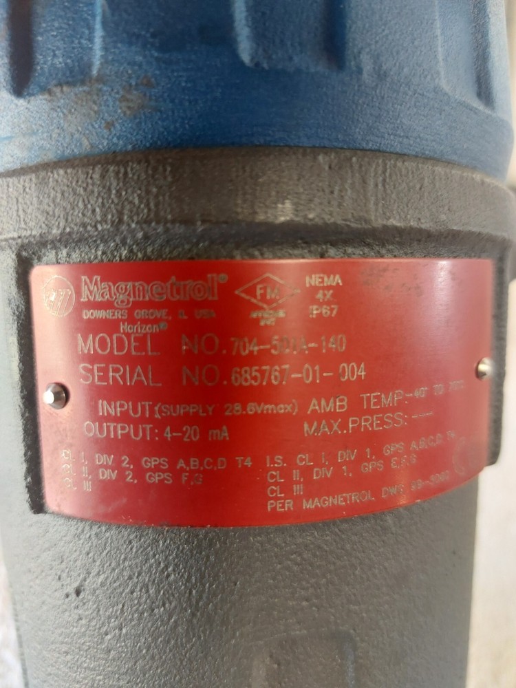 MAGNETROL 704-501A-140 LEVEL TRANSMITTER
