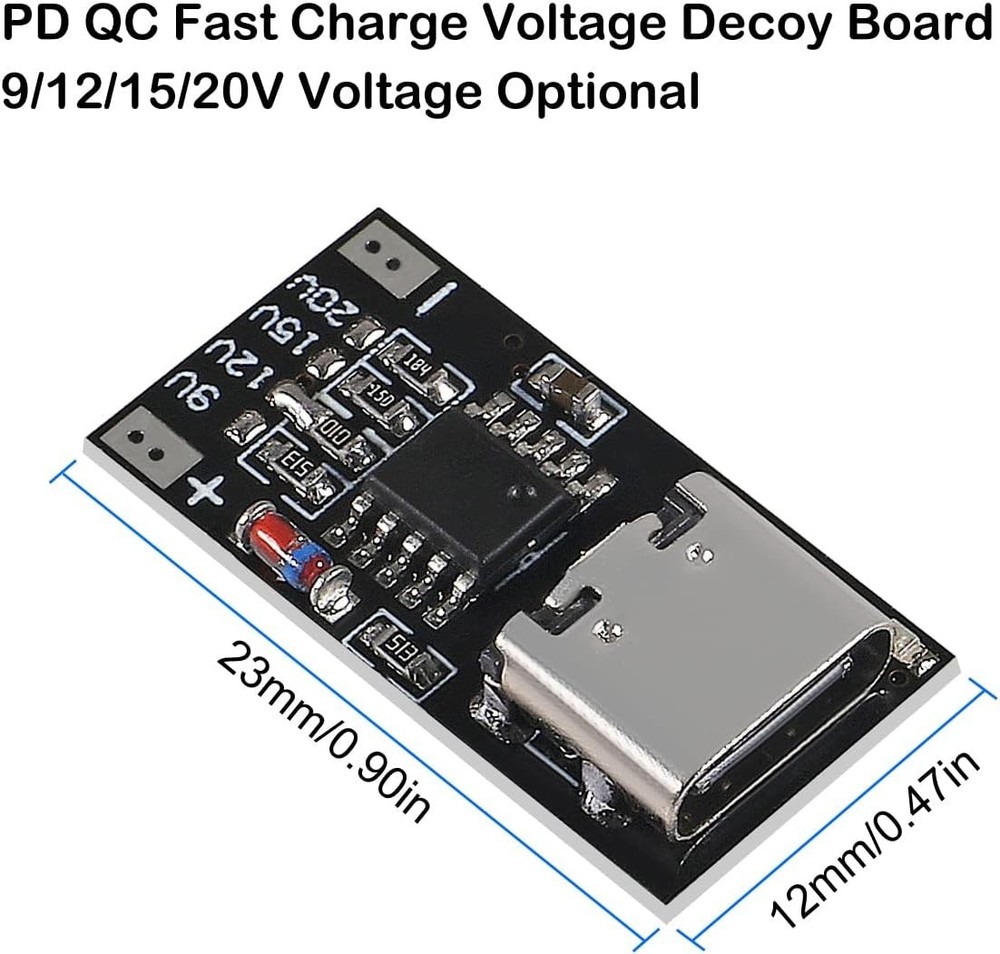 5PCS USB-C PD Trigger Board Module Fast Charge Type-C