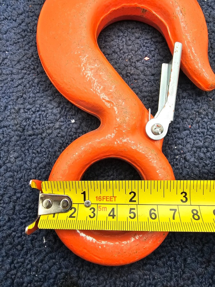 WLL 5 Ton Alloy Eye Rigging Hook With Latch
