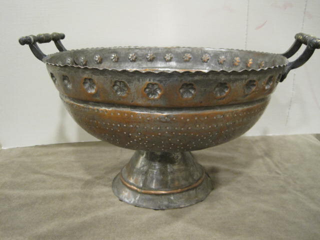 Antique Brass Collander