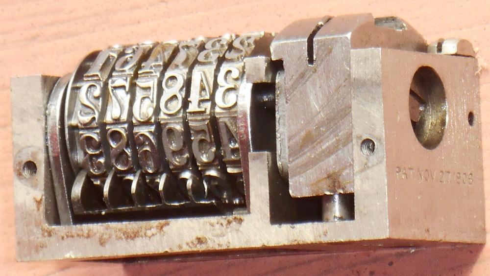 Letterpress Numbering Machine (BOSTON)