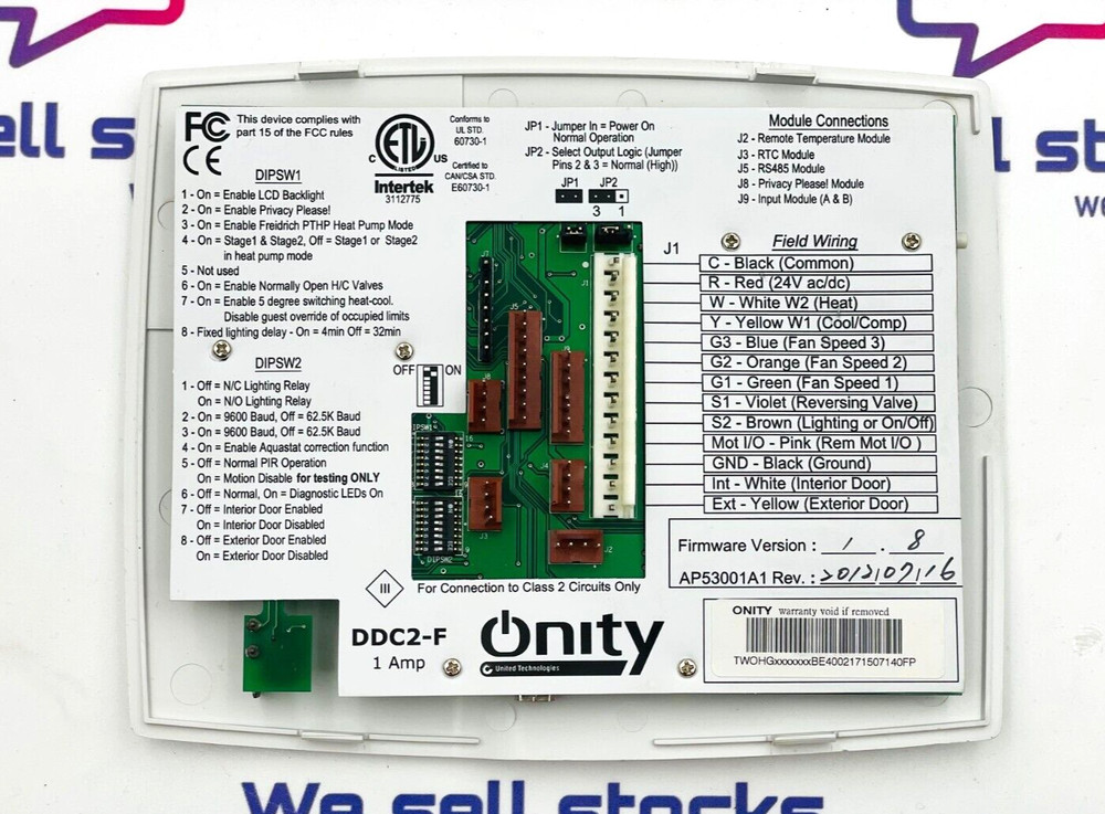 ONITY DDC2-F Digital Thermostat