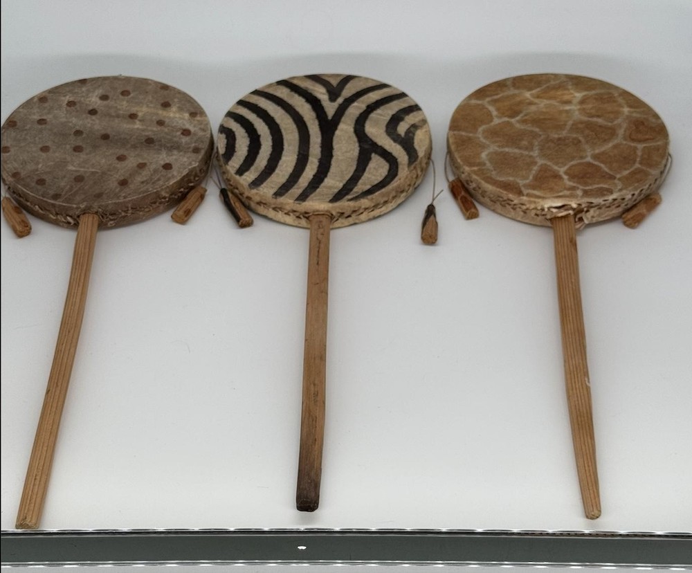 Handcrafted Polynesian Drum – Authentic Tribal Patterns Isla