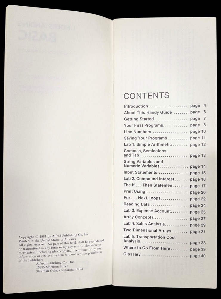 Alfred Handy Guide's Understanding: Pascal, AI, Basic, & Atari Graphics Books