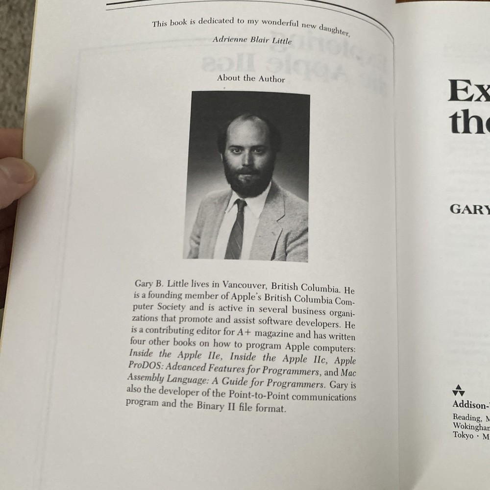 Exploring The Apple IIgs Book Gary B. Little 1987