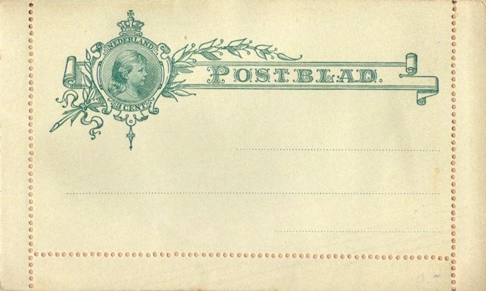 Netherlands Higgins & Gage A1a Unused.