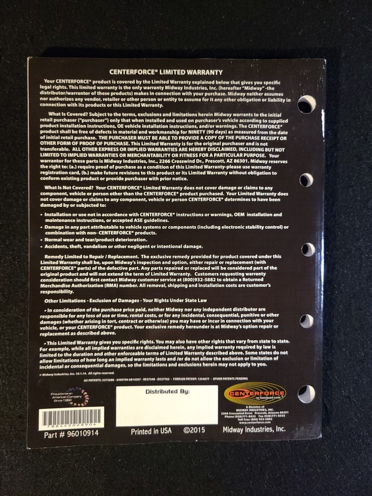 Centerforce Application Guide 2015 The Performance Clutch