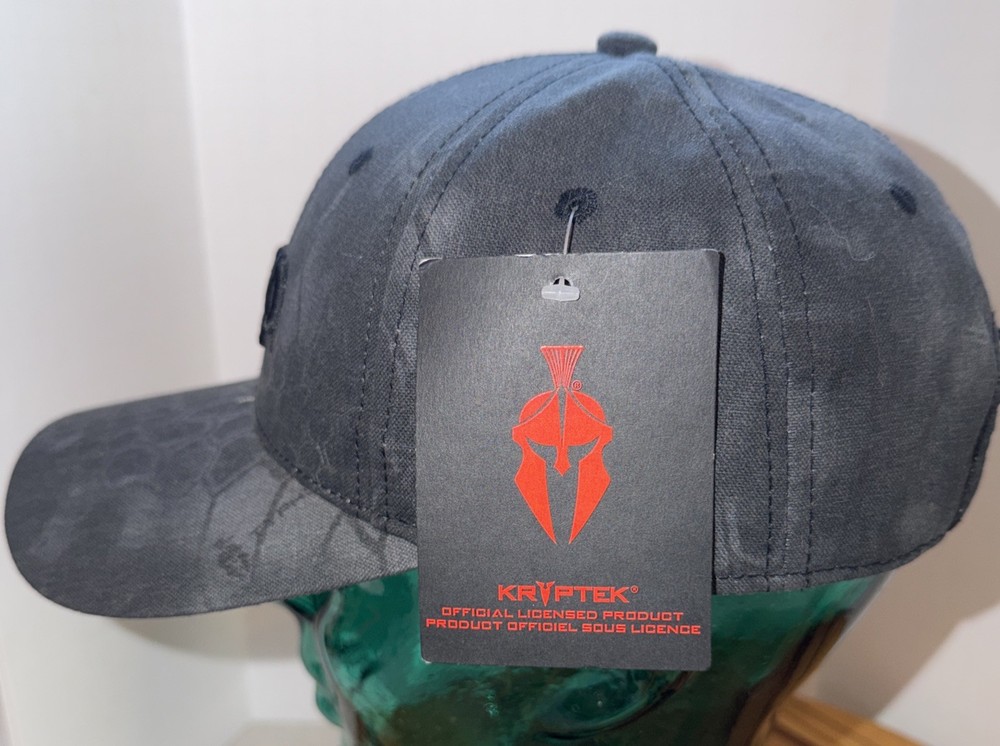 NWT JEEP KRYPTEK Black Strapback Adj Hat! Never Worn H22