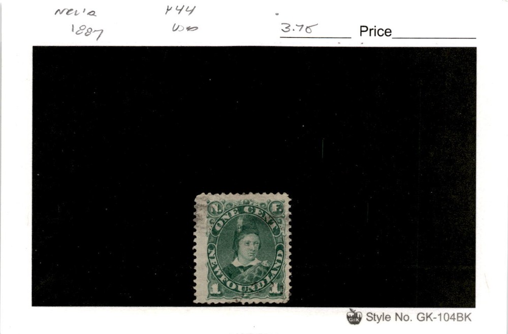 Newfoundland, Postage Stamp, #44 Used, 1887 (AD)