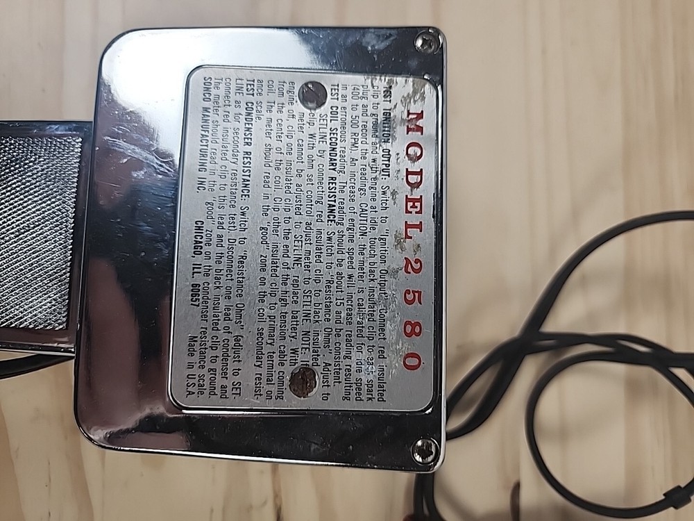 Sonco Ignition Meter Model 2580 Made In U.S.A.