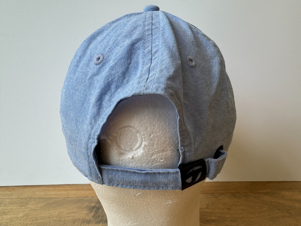TaylorMade Golf Tradition Heathered Light Blue Adjustable Strapback Hat Cap
