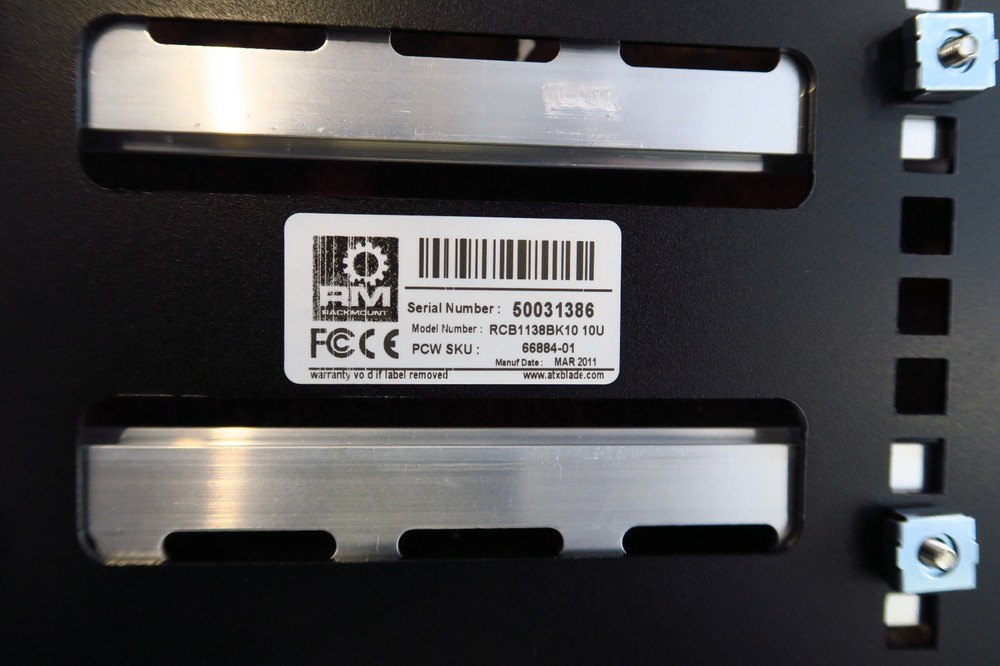 RUGGED MICRO 10U RACKMOUNT 4 RAILS DIN RACK MOUNT PANEL RCB1138 NEW NOS