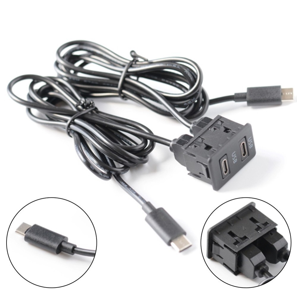 Avoid Clutter Efficiently Use Space with 145cm Type C Interface Socket