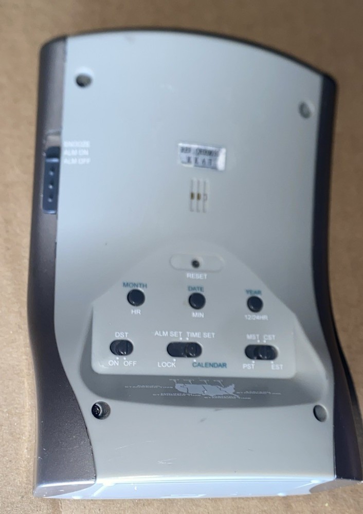 Seiko R-Wave Atomic Clock Radio Controlled Tested Working