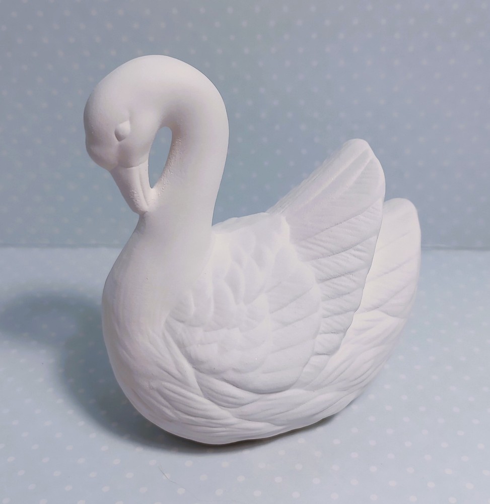 Swan ~ Ceramic Bisque Ready to Paint
