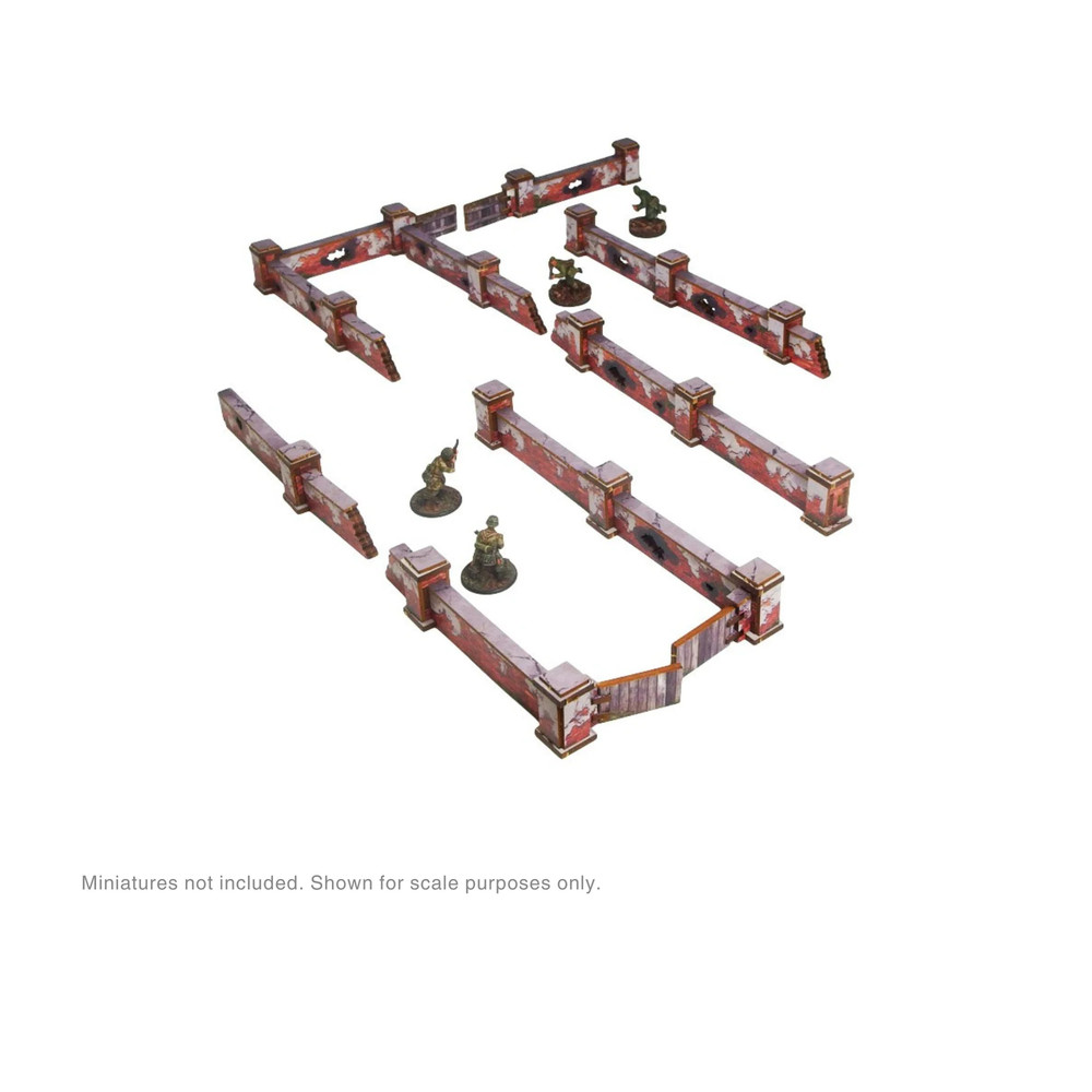 Micro Art Studio WW2 Ostfront Stalingrad: Walls Low Prepainted